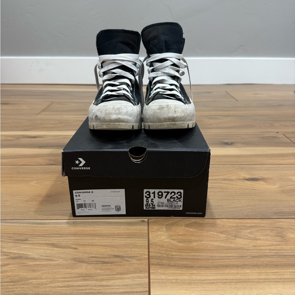 Converse Black and White High-Tops